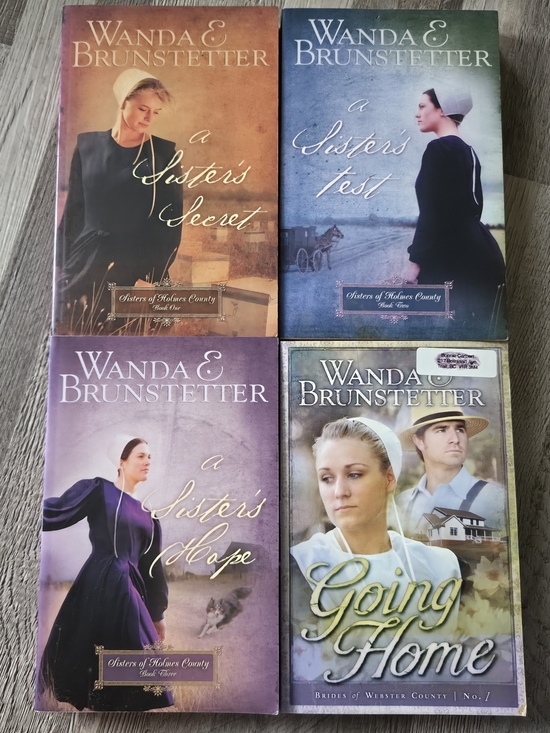 Barbour Publishing Other - Wanda E Brunstetter Amish Fiction Book Lot Sisters of Holmes County Series 4pc